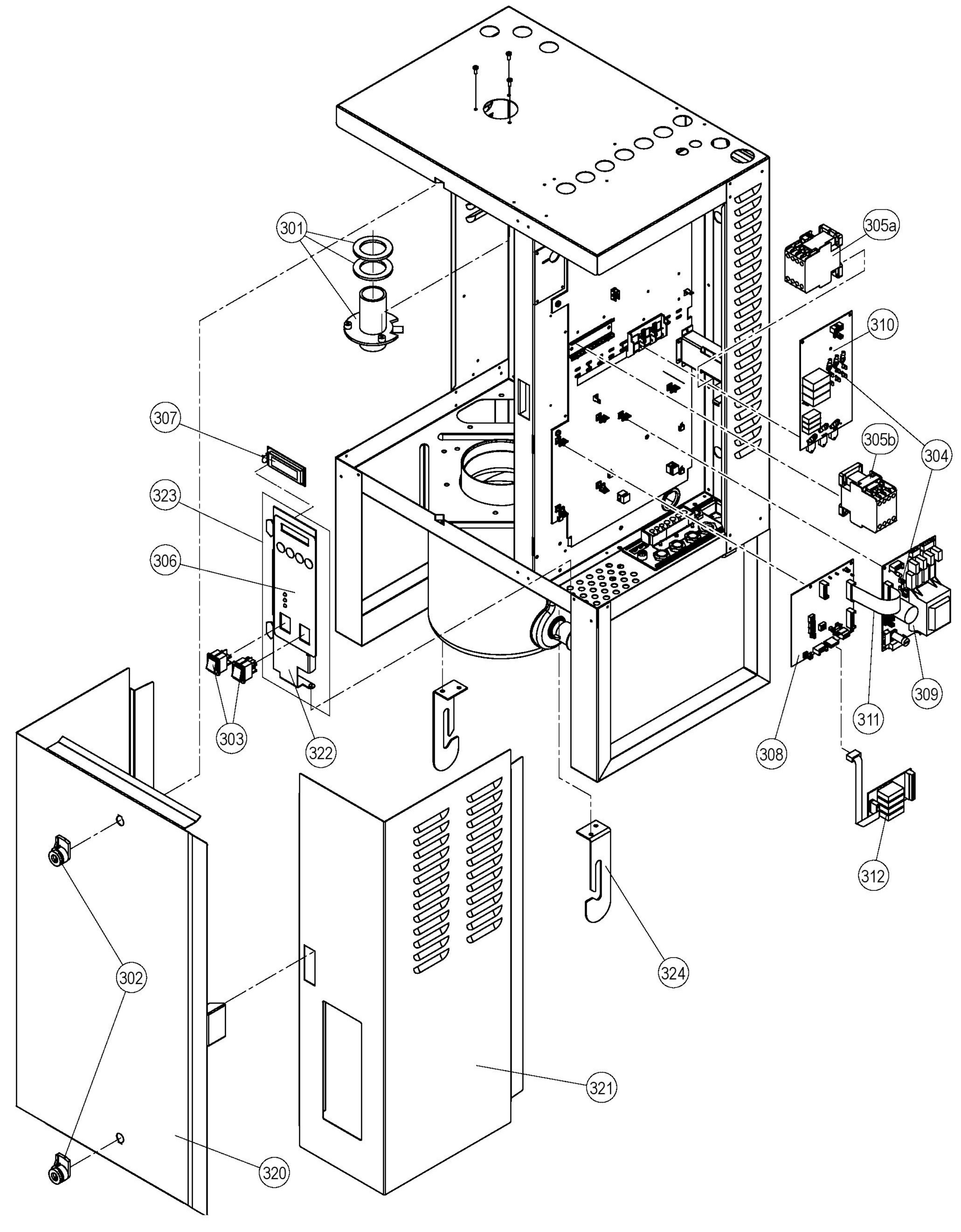 MK5 Process 16 dampbefukter, 3~ 400 V