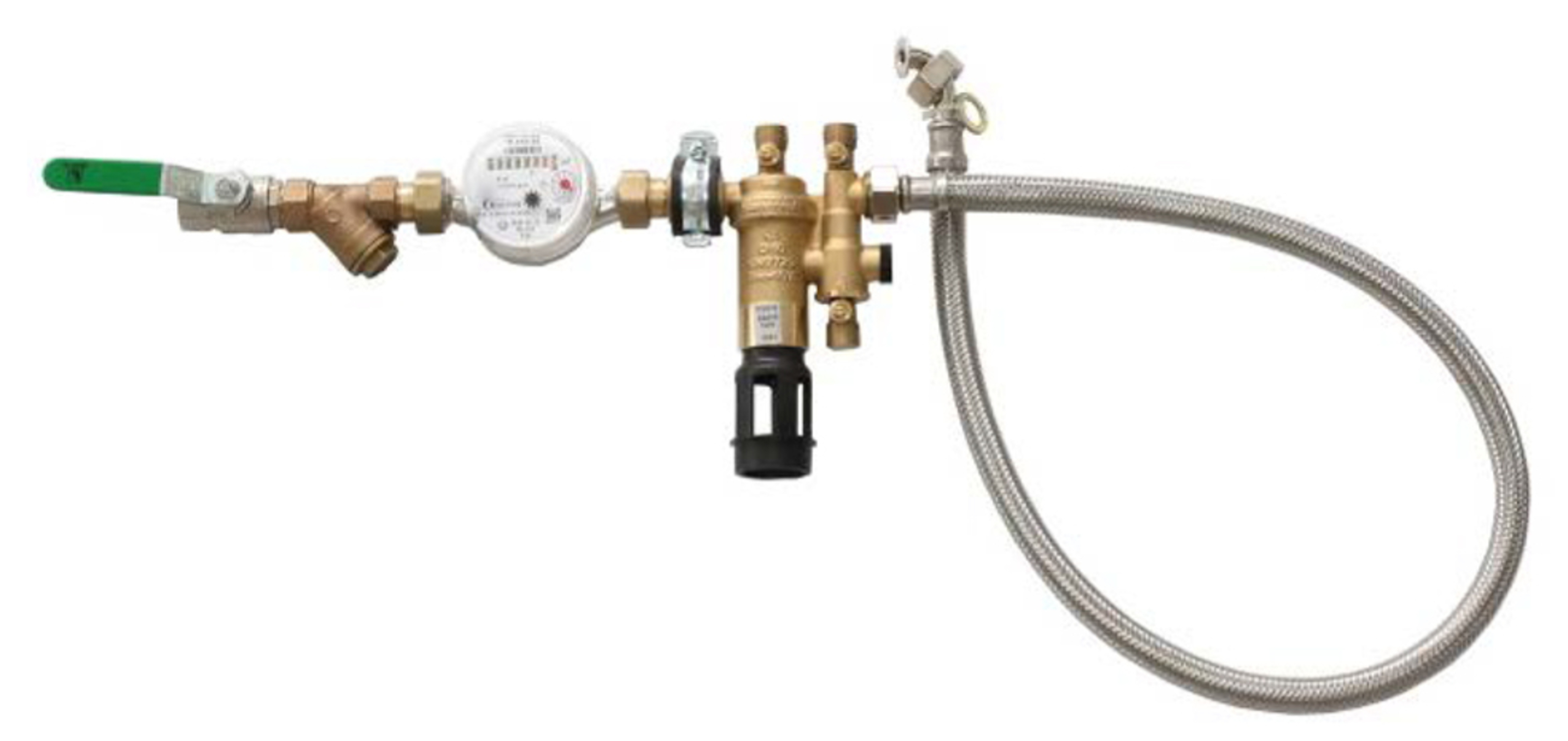 Air-Sep anslutning nettvann med vannmåler