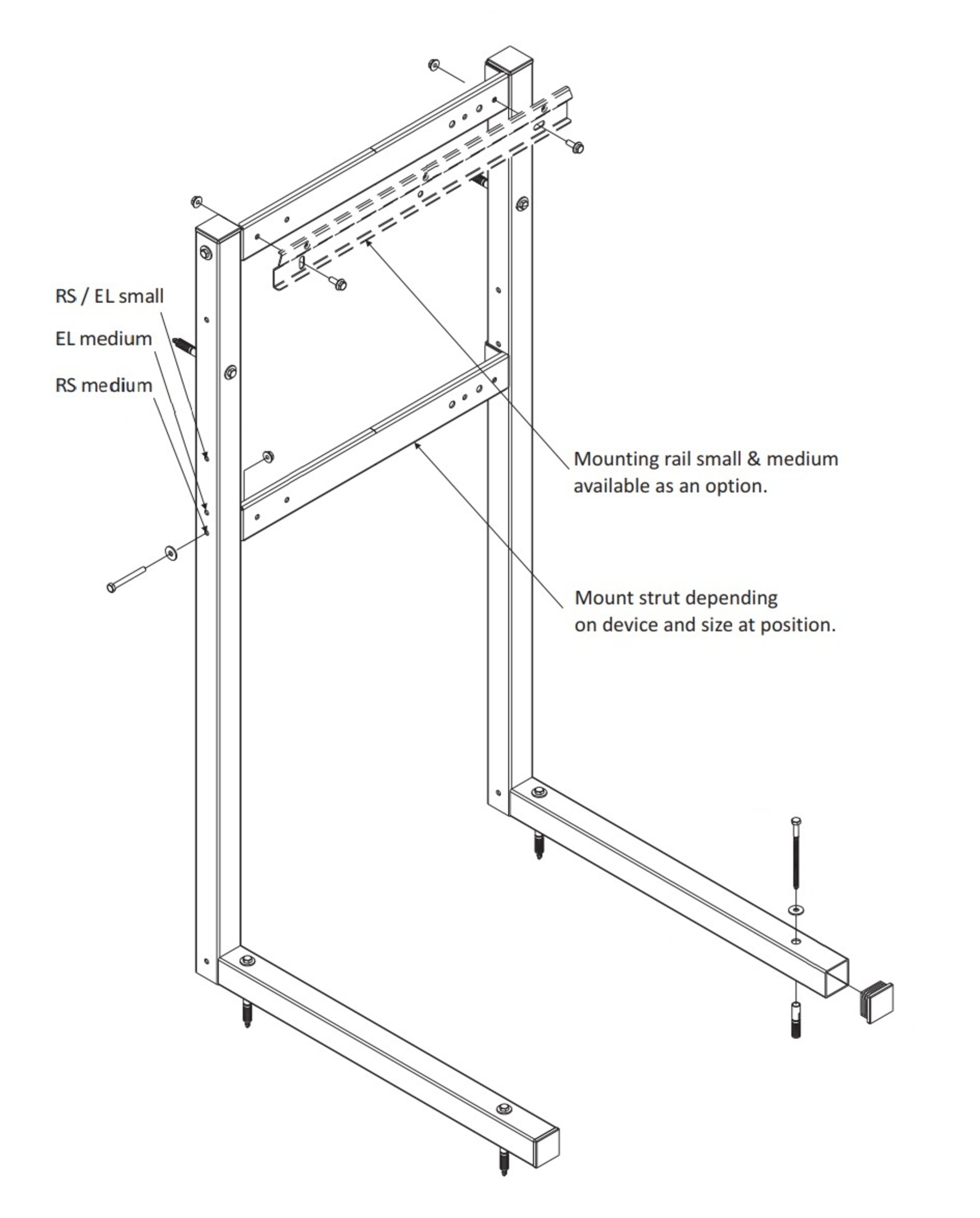 Basisramme for Condair RS/EL