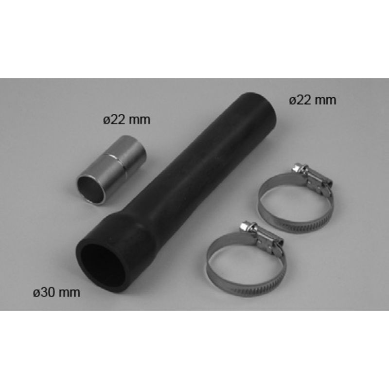 Adapter, 30 mm rørstuss til 22 mm dampslange