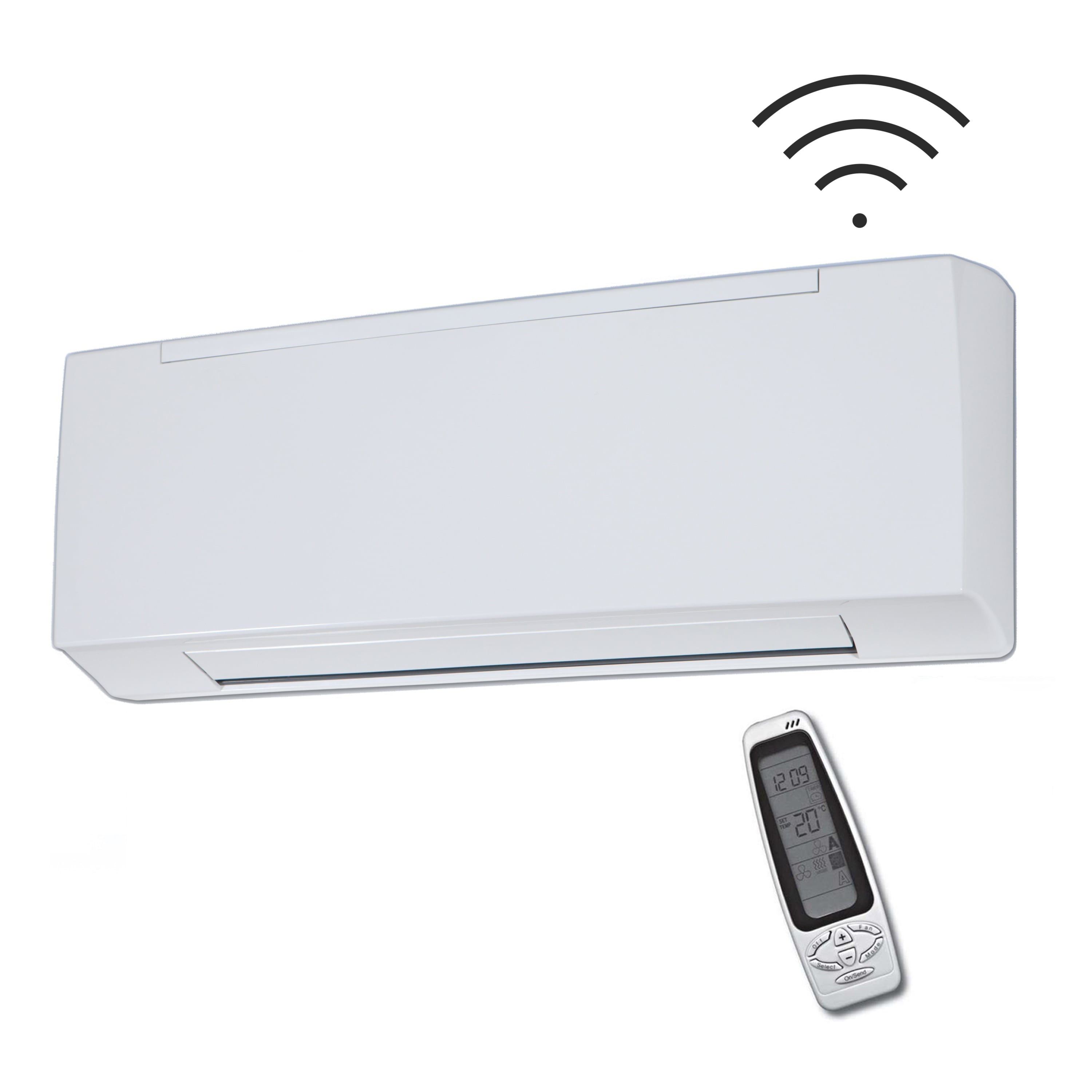 Carisma Fly 1 CVP-TA-2V viftekonvektor m/ IR-fjernkontroll og wifi for appstyring