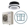 CAC Wind-Free™ 120 m/ 4-veis takkassett, systempakke luft-luft varmepumpe