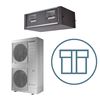 CAC Big Duct 180, R410a, systempakke luft-luft varmepumpe