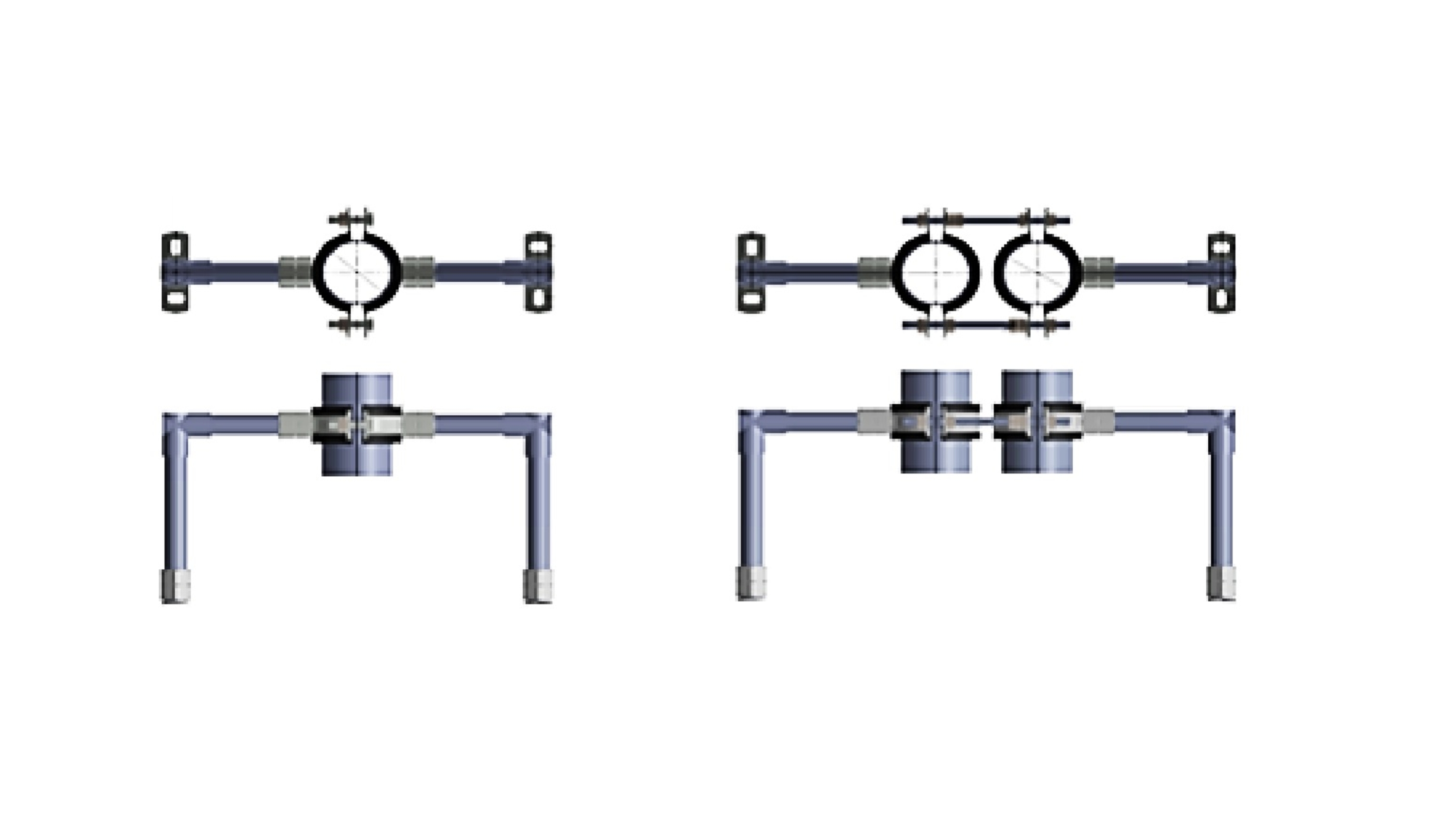 Enkelt / dobbelt fiksering Flexalen 600 | ABK-Qviller