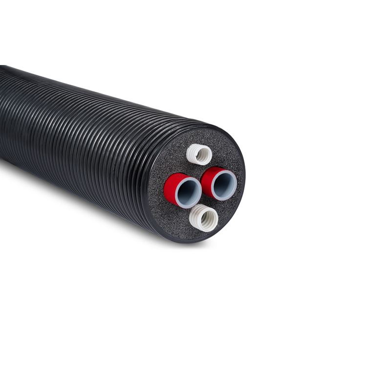 Flexalen 600 2 r&#248;r + 2 trekker&#248;r, 125 mm, 2 x 32x3,0 mm + 2 x 25 mm trekker&#248;r, 5 meter
