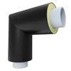 Flexalen preisolert vinkel 110 / 200 mm, gr&#229;, 90&#176;