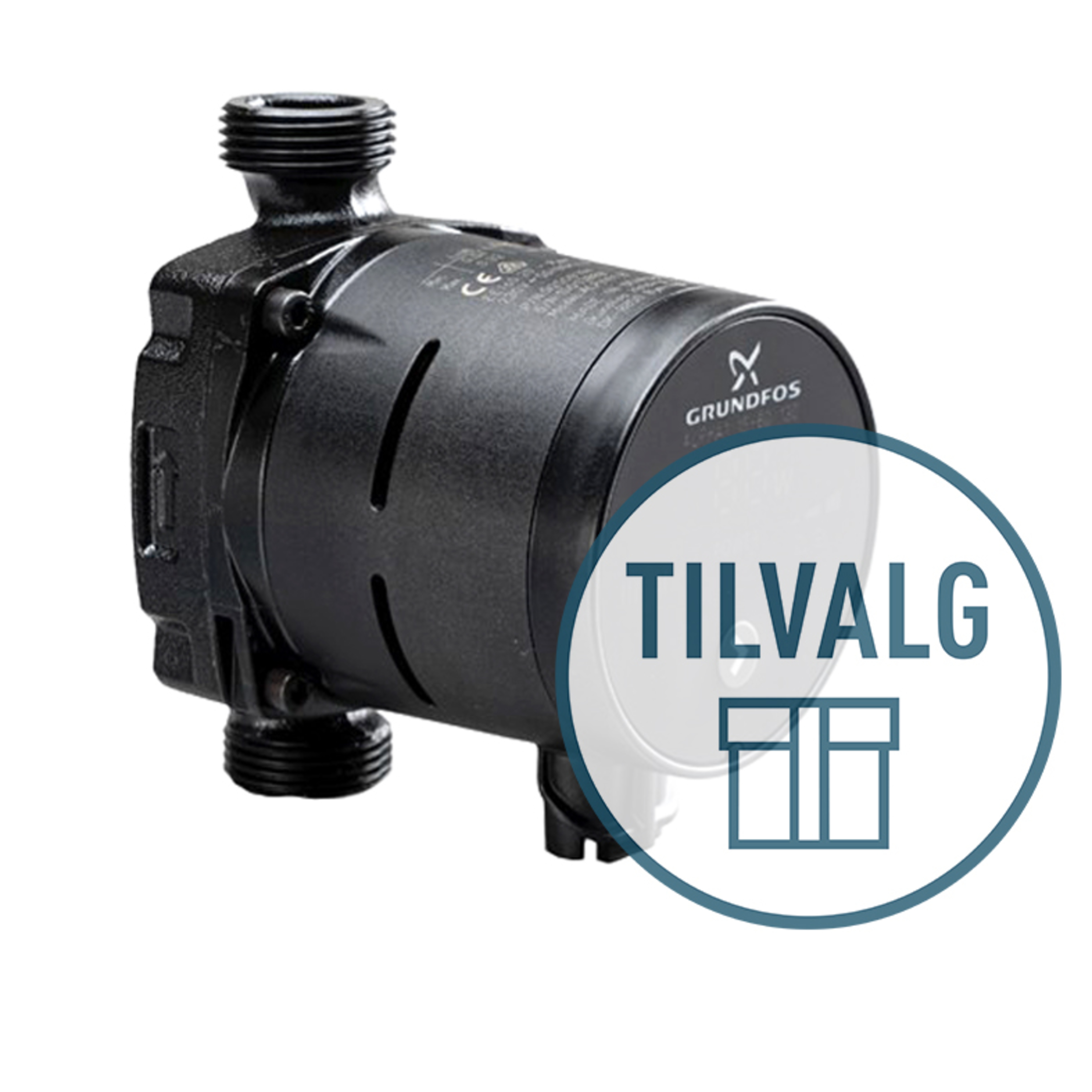 Tilvalgspakke varm side for CTC varmepumper, opptil 10 kW dT 5K og 20 kW dT10K anleggseffekt ved DUT