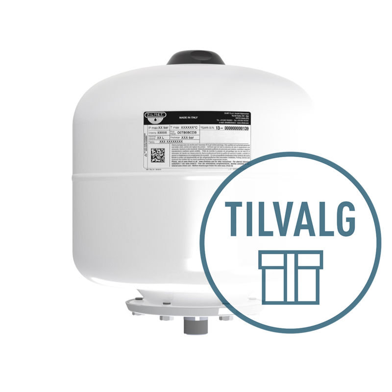 Tilvalgspakke kald side for CTC væske-vann varmepumper opp til 8 kW