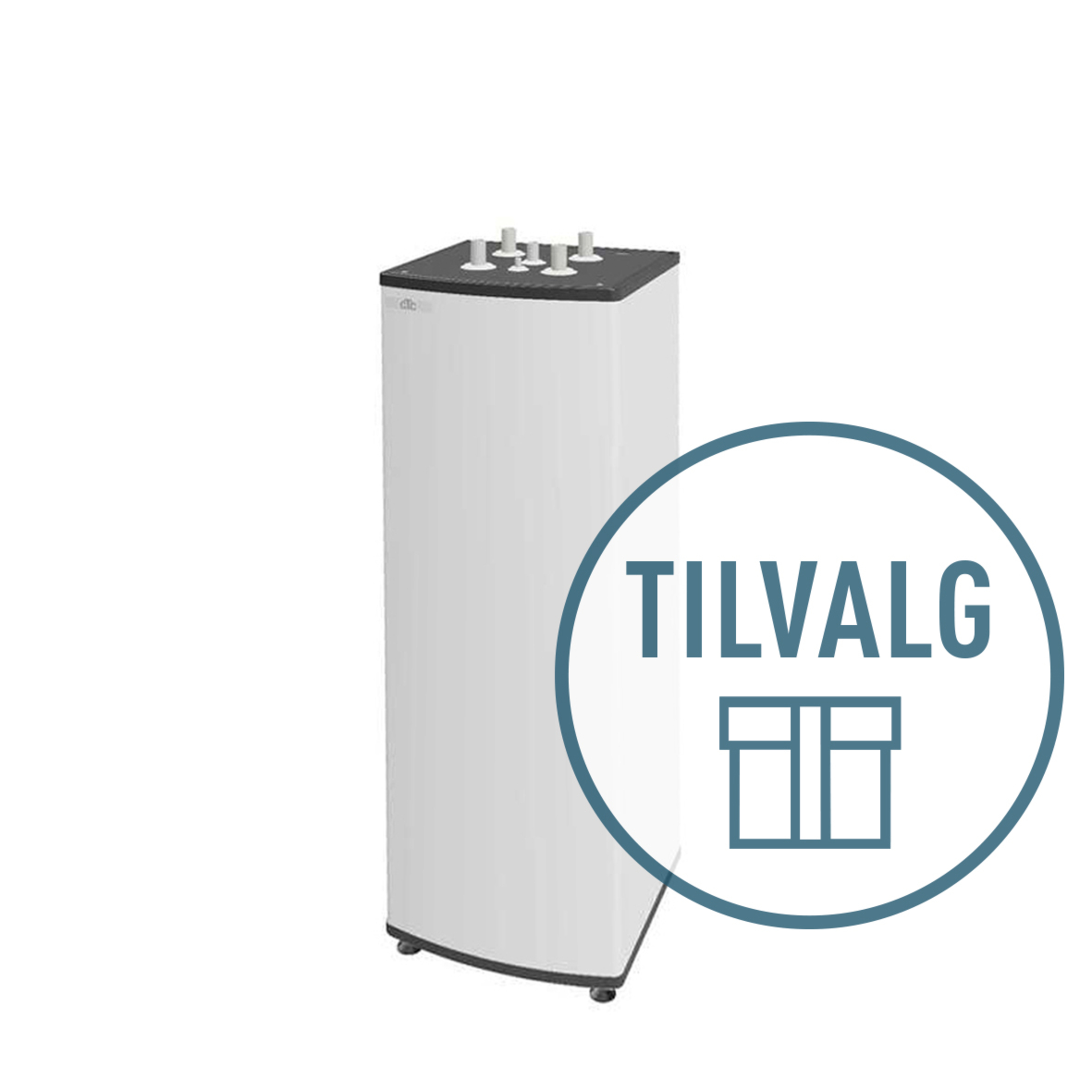 Tilvalgspakke CTC EcoTerm 110 A, akkumulatortank, 3-rør