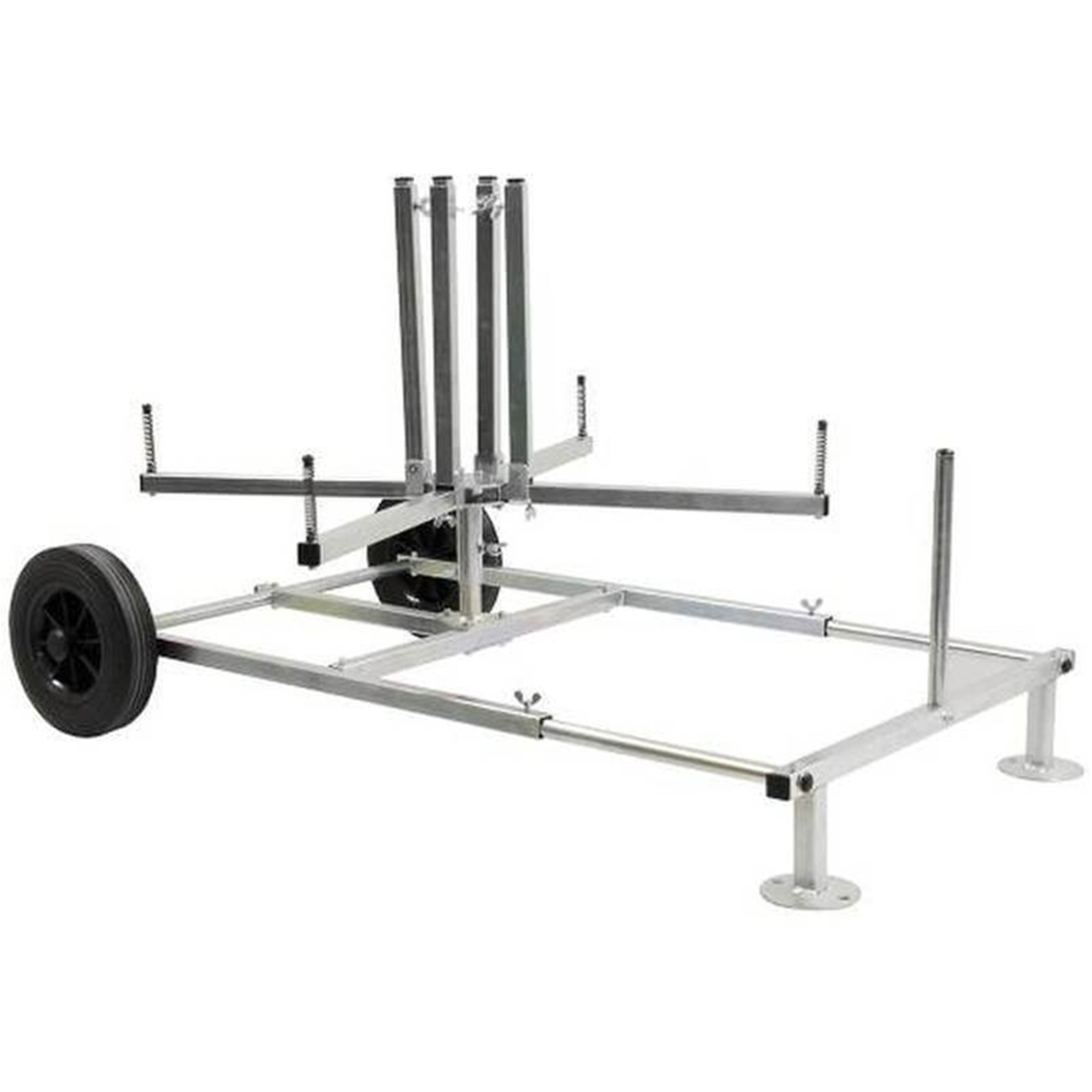 Rørtralle for gulvvarmerør, kveiler opp til 600 m, flatpakket