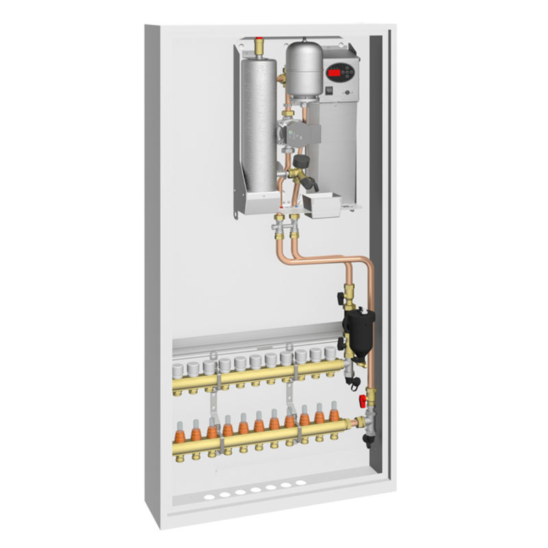 Boligsentral G3, 6 kW, 3~ 400 V, 3 kurser med topmeter