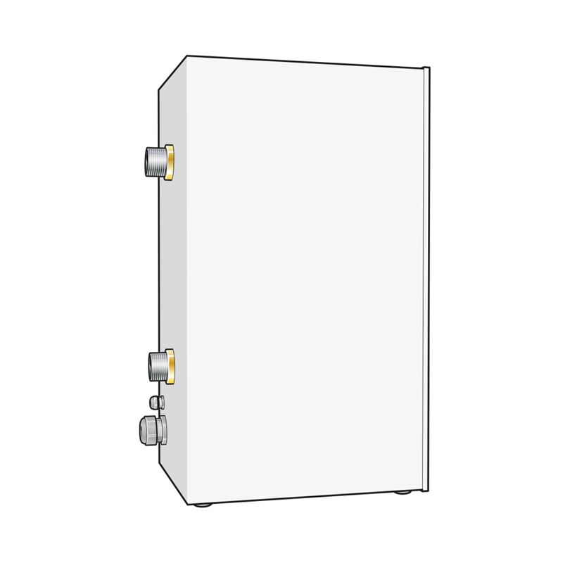 B-vare. El.kjele ALTOC ELK 42 trinnstyrt 42 kW 3~ 230 V, for gulvmontasje