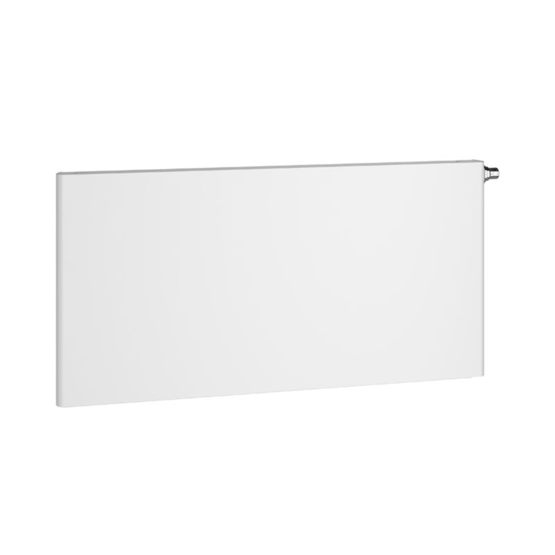 Leveo designradiator, Therm-X2, H, Therm-X2, H 612 x L 510 mm, radiatorventil venstre, hvit