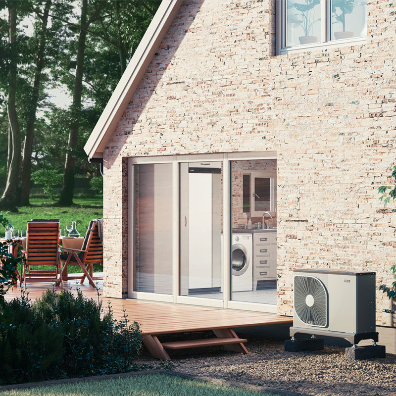 F2050-12 Inverter med SMO S40, 1~ 230 V systempakke luft-vann varmepumpe