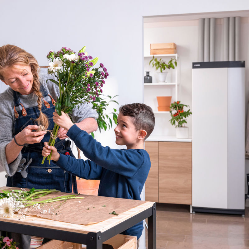 S1256-13 R EM Inverter, 3~ 230 V, væske-vann varmepumpe