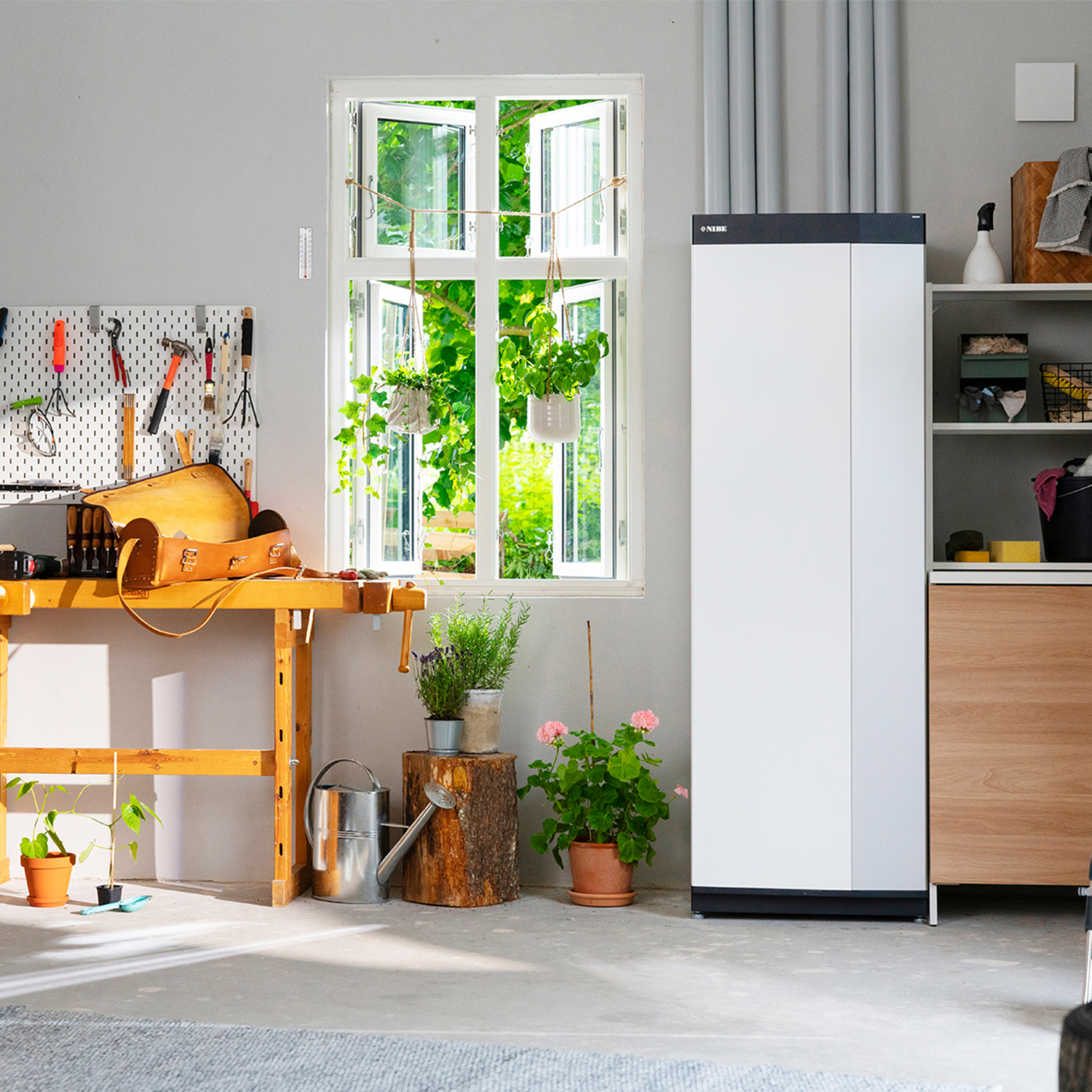 S1256-13 R EM Inverter, 3~ 230 V, væske-vann varmepumpe