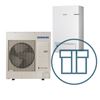 EHS 9 kW splitt systempakke luft-vann varmepumpe