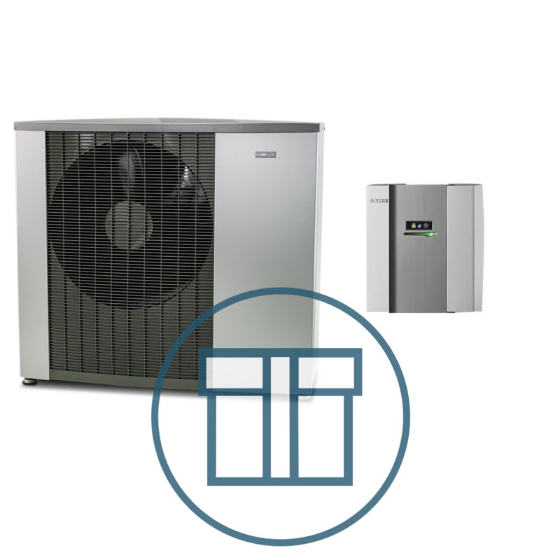 F2120-20 Inverter med SMO 40, 3~ 400 V systempakke luft-vann varmepumpe