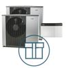 F2120-20 Inverter master/slave med SMO S40, 3~ 400 V systempakke luft-vann varmepumpe 