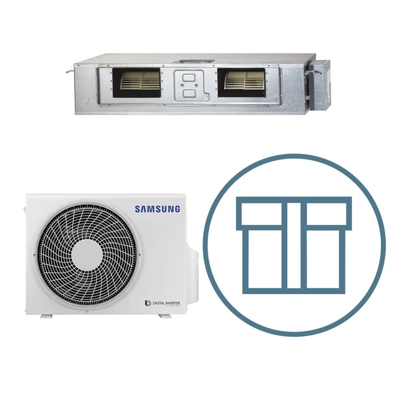 CAC MSP Duct 035, R410a, systempakke luft-luft varmepumpe