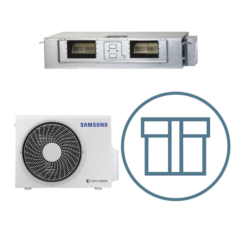 CAC MSP Duct 035, R410a, systempakke luft-luft varmepumpe