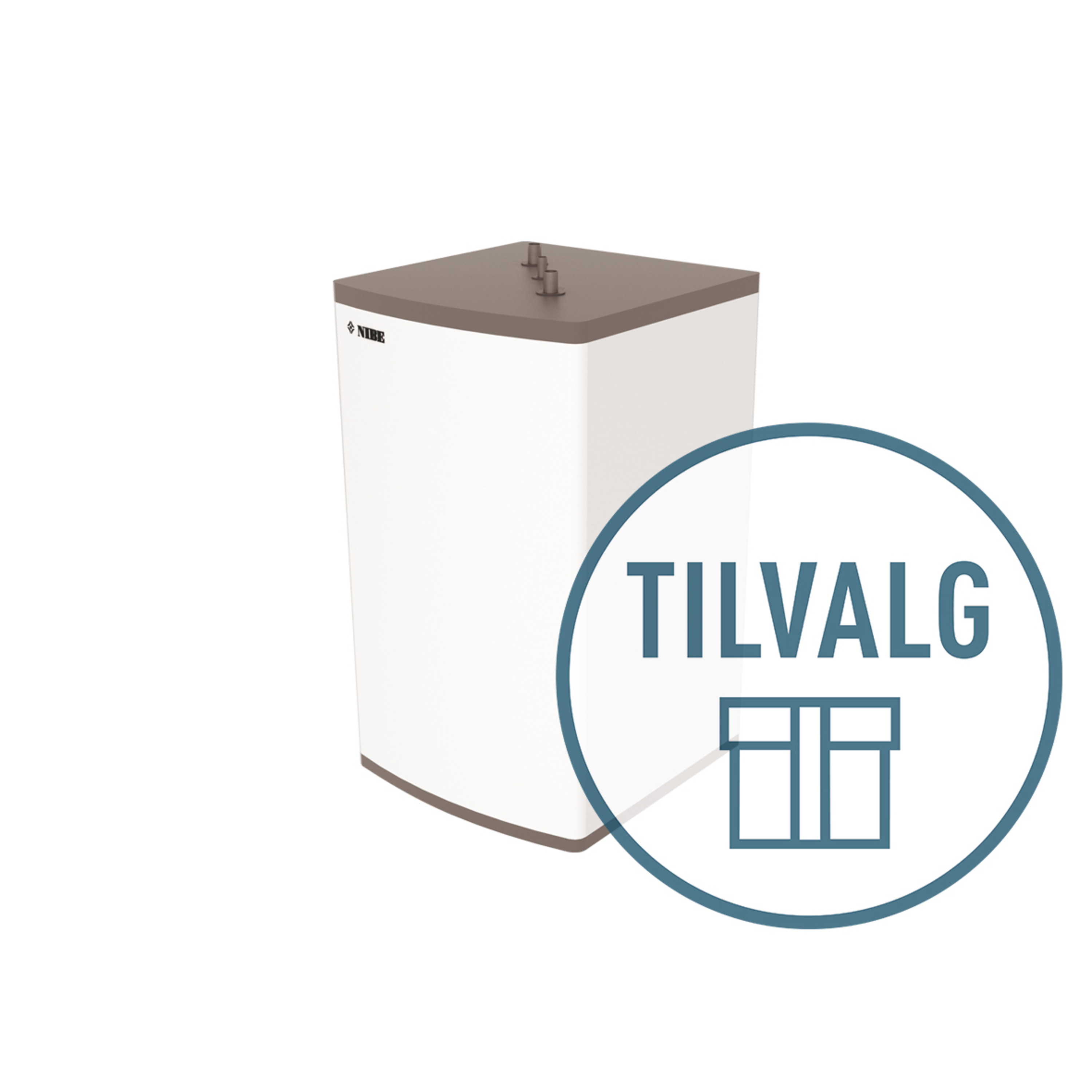 Tilvalgspakke akkumulatortank NIBE HX-ST 60 liter med installasjonssett
