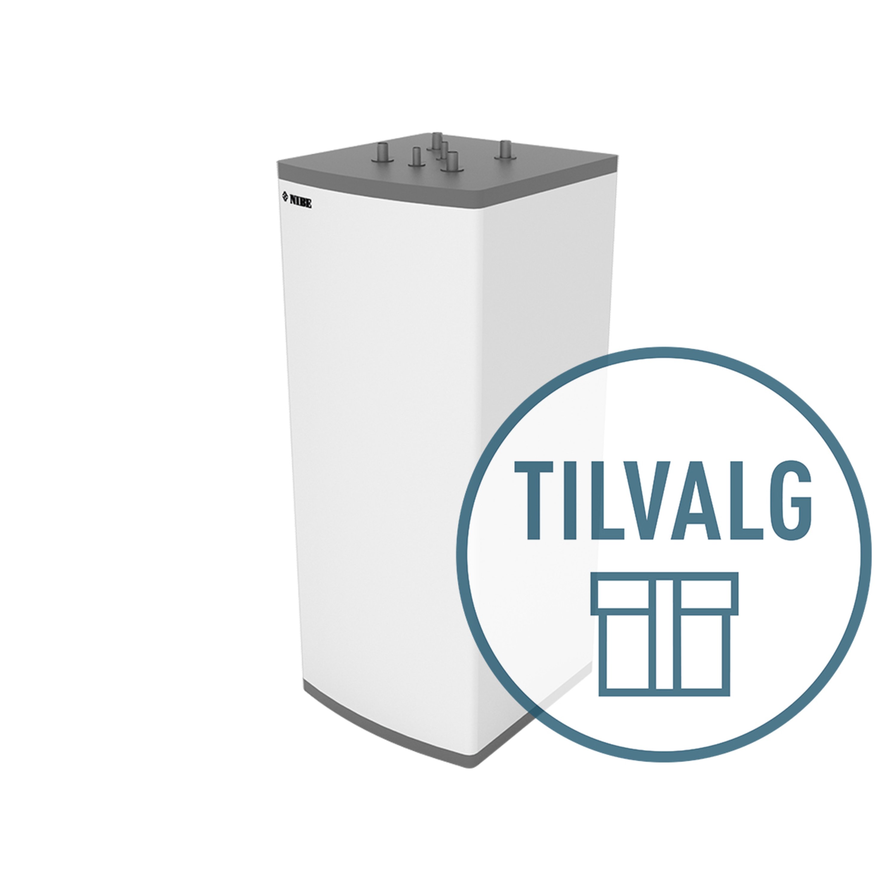 Tilvalgspakke akkumulatortank NIBE HX-ST 100 liter med installasjonssett