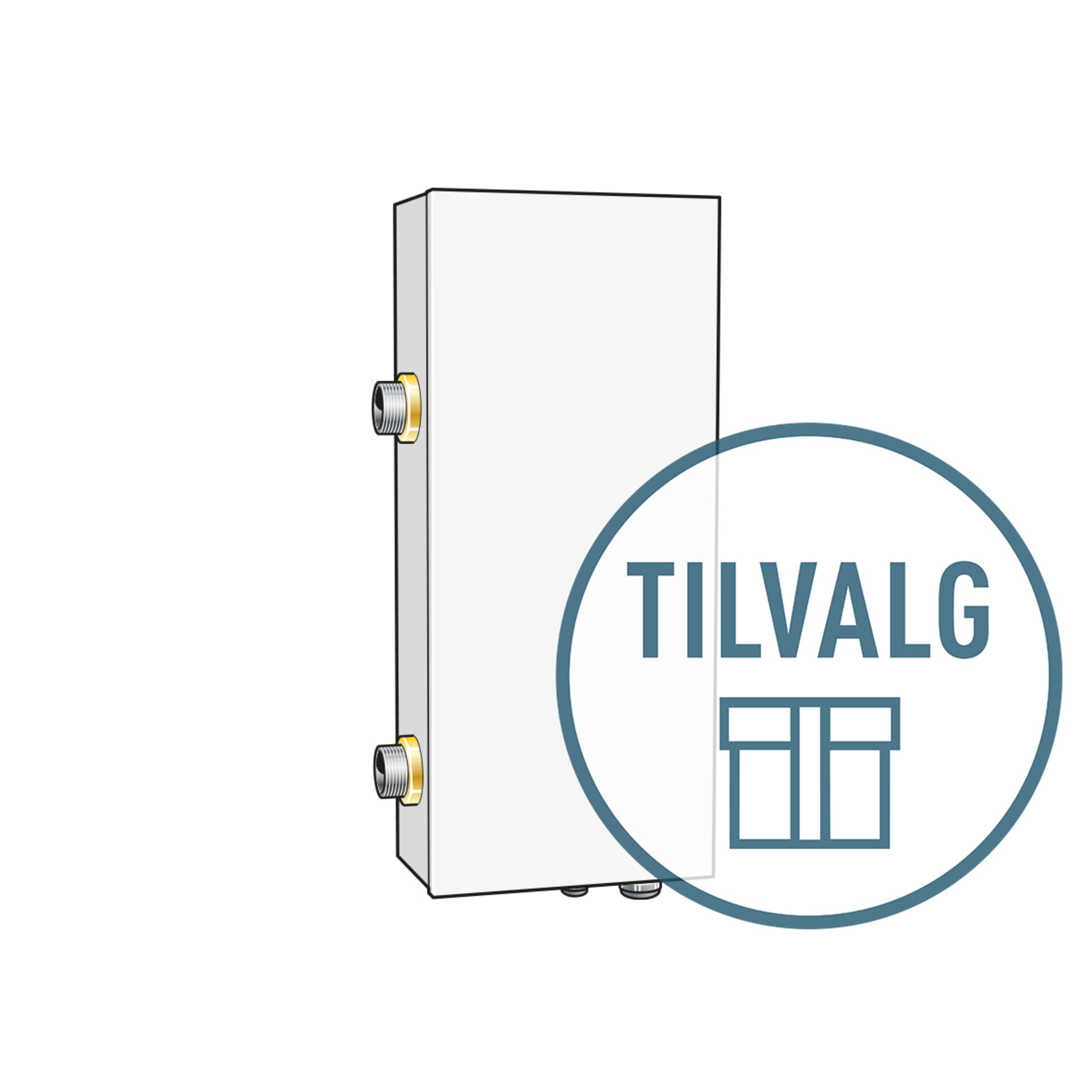 Tilvalgspakke el.kjele ALTOC ELK 26 trinnstyrt 26 kW, 3-fas 230 V