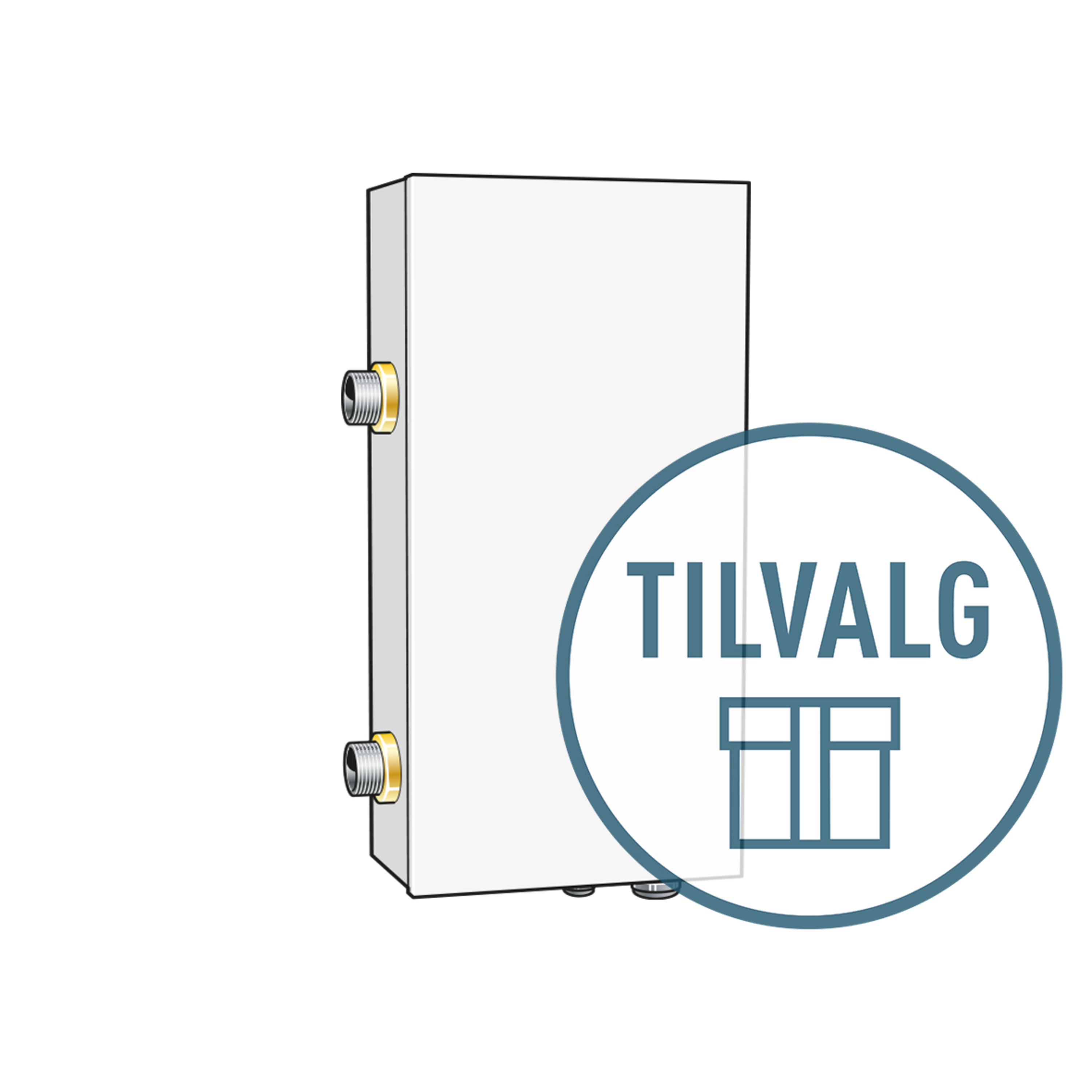 Tilvalgspakke el.kjele ALTOC ELK 42 trinnstyrt 42 kW, 3-fas 230 V