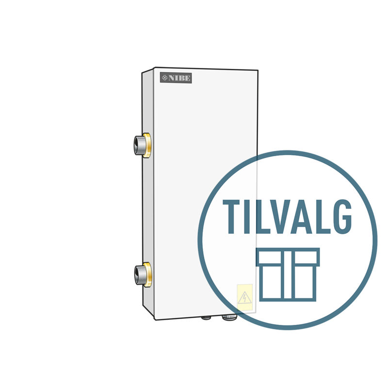 Tilvalgspakke el.kjele NIBE ELK 15 trinnstyrt 15 kW, 3~ 230 V