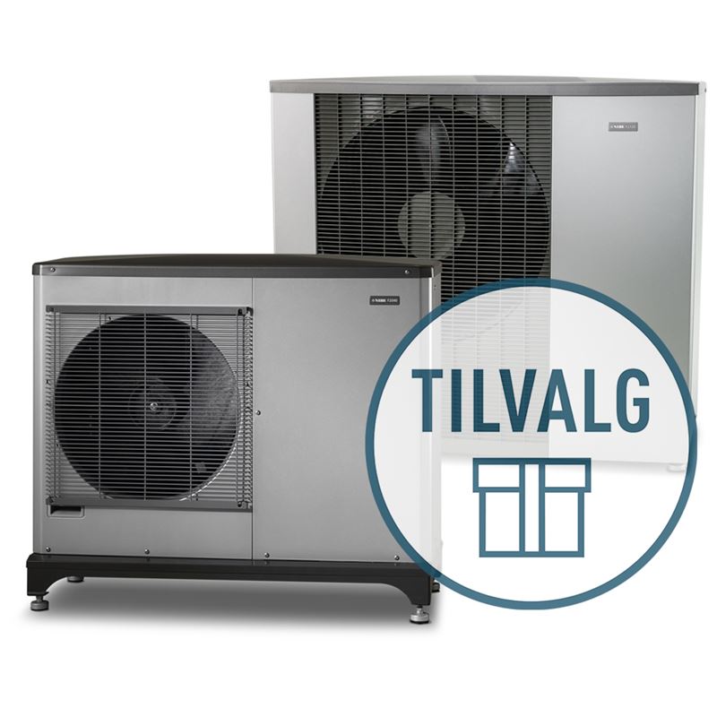Tilvalgspakke varm side for S2125-8/-12/-16 / F2050-6/-10/-12/-16, opptil 15 kW anleggseffekt ved DUT m/ 7 K dT, trykktap ≤ 30 kPa
