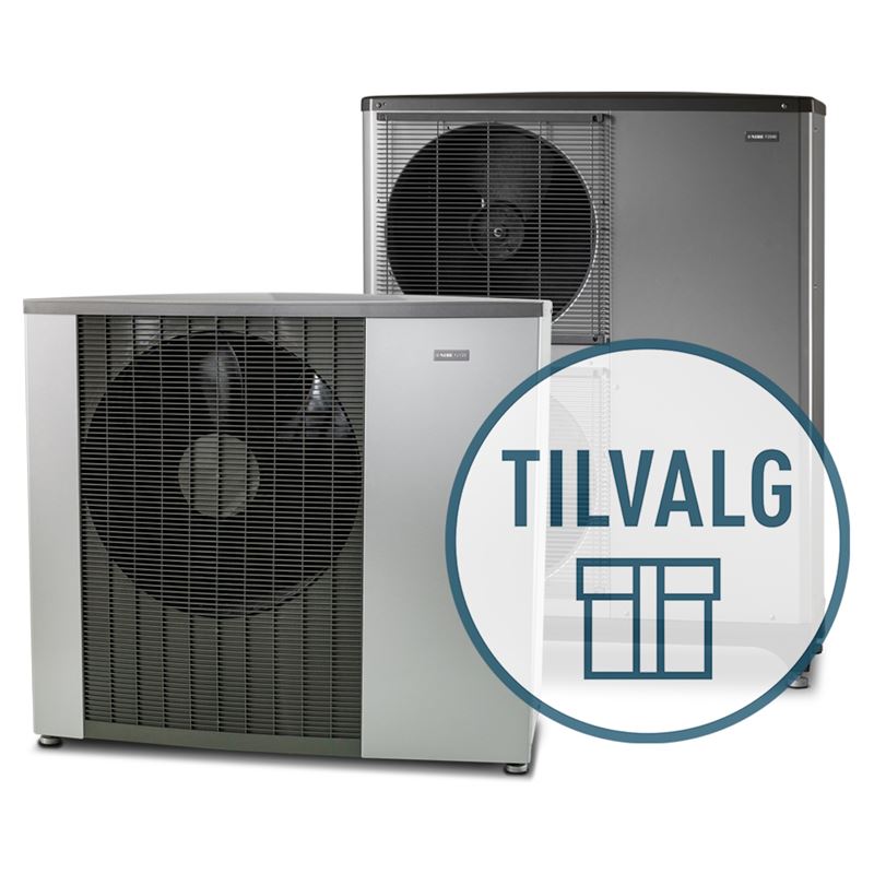 Tilvalgspakke varm side for F2120-16 / F2120-20 / F2050-16 / S2125-20, opptil 40 kW anleggseffekt ved DUT m/ 7 K dT, trykktap ≤ 40 kPa