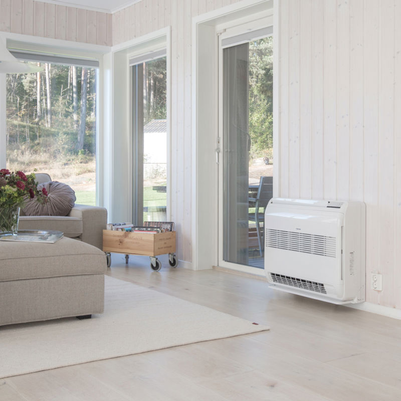 35-ND gulvmodell luft-luft varmepumpe