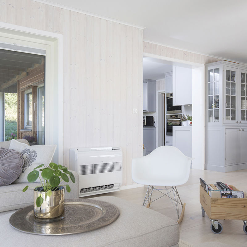 35-ND gulvmodell luft-luft varmepumpe