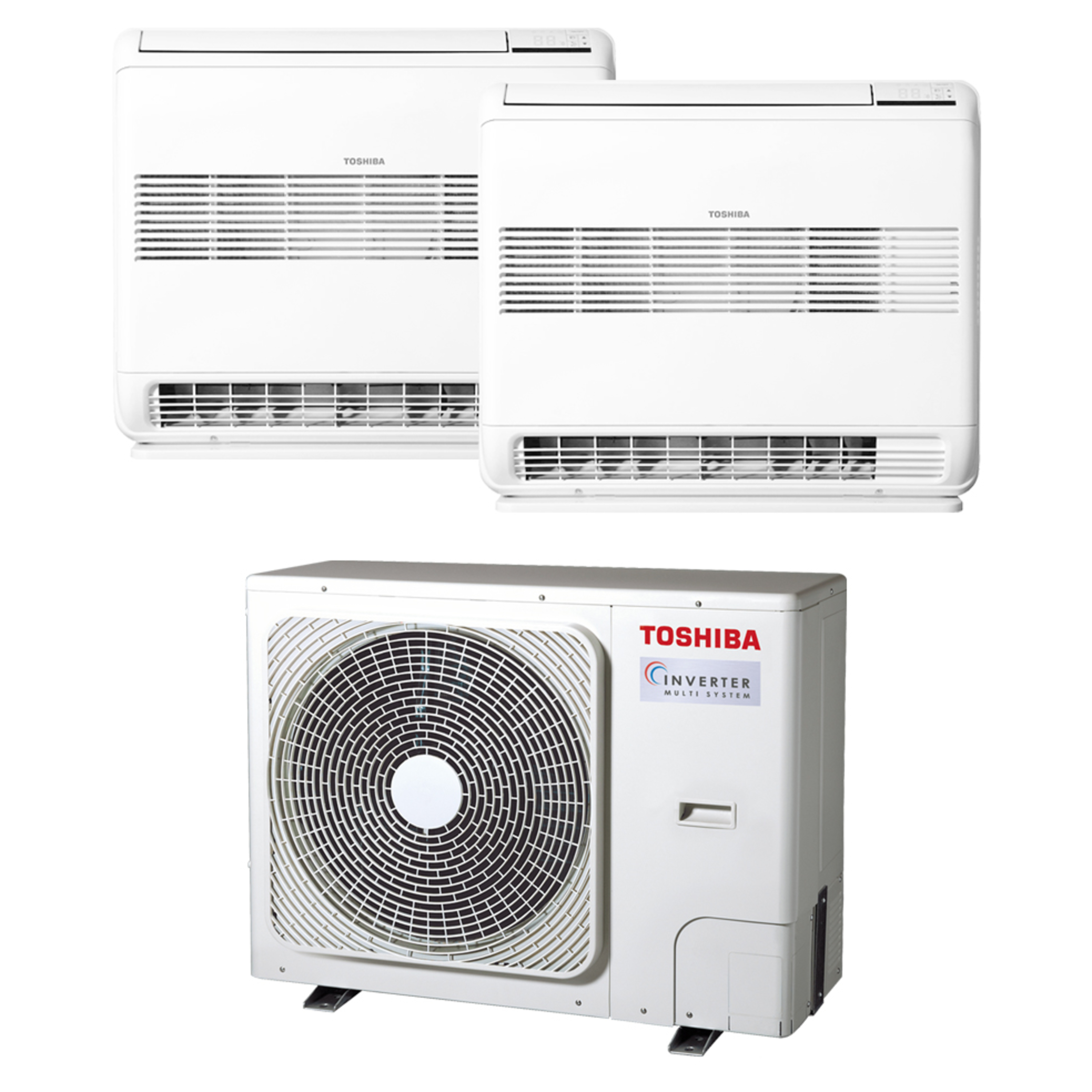 Gulvmodell Multi Nordic 25&amp;35 luft-luft varmepumpe