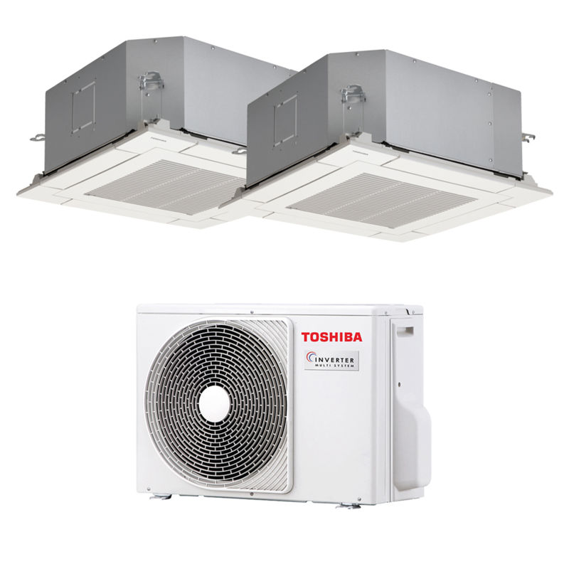 Minikassett Multisplitt 13&13 luft-luft varmepumpe