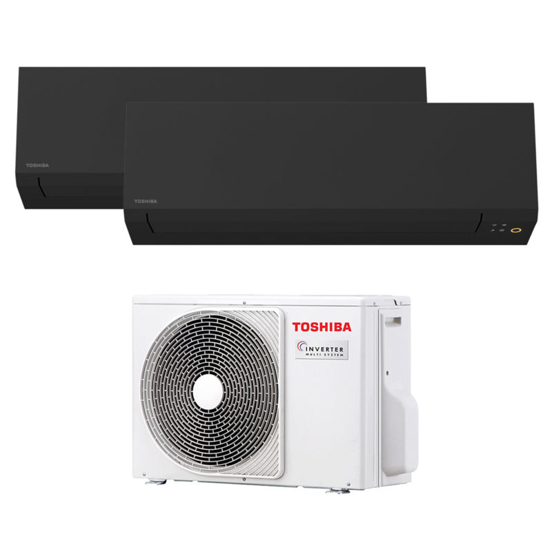 Polar Multisplitt 10&13 sort luft-luft varmepumpe