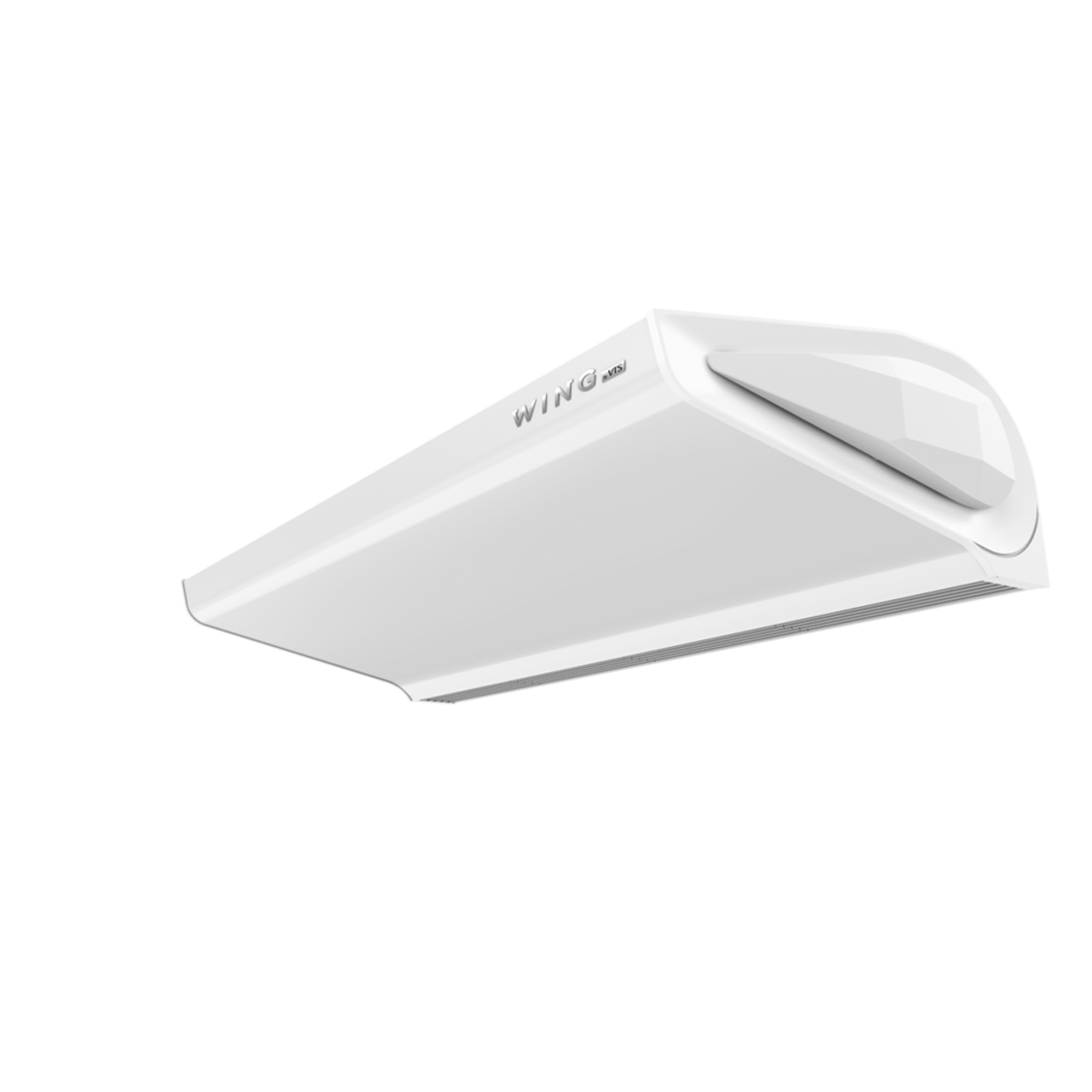 Wing W100 EC hvit luftport m/ vannbatteri og EC-viftemotor, maks. dørbredde 1,0 meter