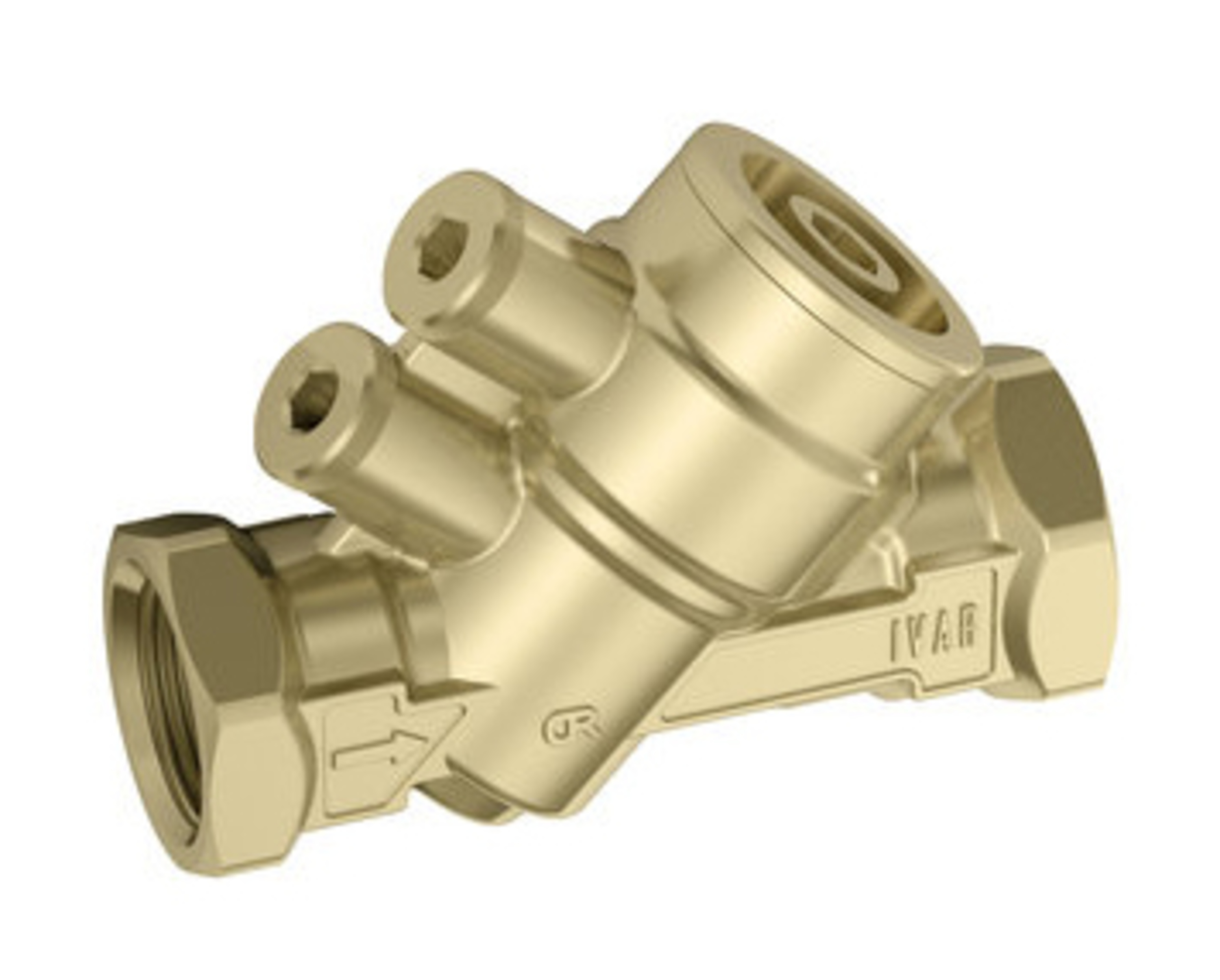 PICV 100 dynamisk innreguleringsventil, 1 1/4" innv. gjenger, u/kobling