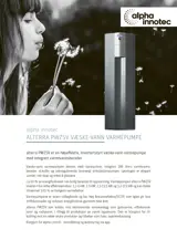 Produktark, alpha innotec alterra PWZSV