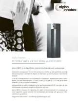 Produktark, alpha innotec alterra SWCV