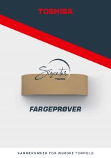 Toshiba Signatur fargepr&oslash;ver